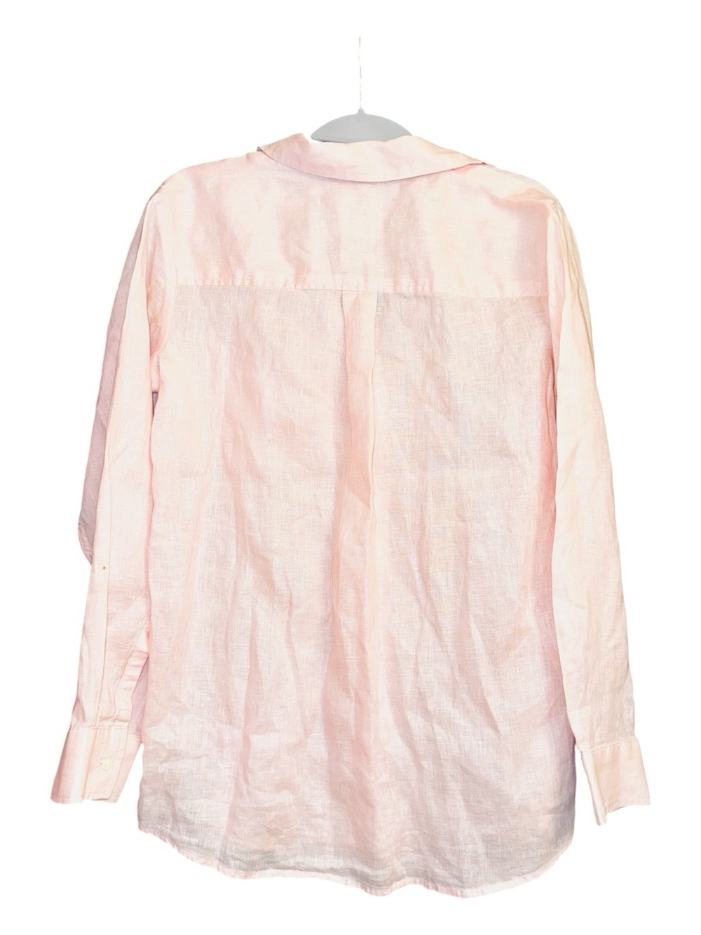 GAP Light Pink 100% Linen Button-Down Shirt - Picture 3 of 7